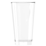 Vaso de cristal de 580ml apto para lavavajillas Freshly color transparente