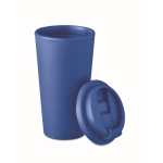 Tazas take away de plástico grandes de doble pared y 450ml Large color azul segunda vista