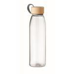 Botella de cristal personalizada sin fugas 500ml Crystal Fjord color transparente