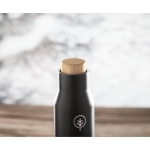 Botellas térmicas personalizadas de calidad sin fugas 500ml Contempo color negro vista bodegón principal