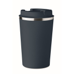 Vaso termo impreso de acero inoxidable antifugas 350ml color azul marino