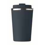Vaso termo impreso de acero inoxidable antifugas 350ml color azul marino segunda vista