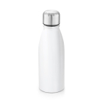 Botella de aluminio para impresión a todo color 500ml City Sublim color blanco