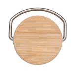 Botella de acero de una pared con tapa y asa 700ml color blanco quinta vista