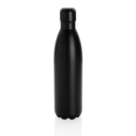 Botella de acero grande con función termo 750ml Lifestyle Premium color negro