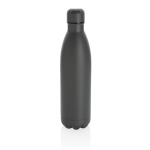 Botella de acero grande con función termo 750ml Lifestyle Premium color gris oscuro