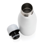 Botella termo de acero muy pequeña 260ml Lifestyle Premium Mini color blanco cuarta vista