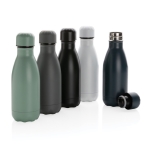 Botella termo de acero muy pequeña 260ml Lifestyle Premium Mini color verde vista general