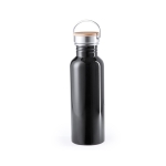Botella de acero estilo retro en colores brillantes 800ml Inox Retro color negro primera vista