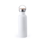 Botella de acero estilo retro en colores brillantes 800ml Inox Retro color blanco primera vista