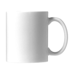 Tazas para sublimar blancas apta para lavavajillas de 330ml Sublim White color blanco vista frontal