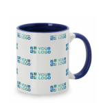 Taza de cerámica con asa e interior en color 350ml Sublim Color vista principal