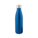 Botella de acero aislada al vacío con tapón metálico 500ml Satin color azul