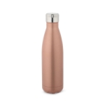 Botella de acero aislada al vacío con tapón metálico 500ml Satin color champagne