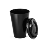 Vaso para llevar personalizado en color llamativo 430ml FullColor color negro tercera vista