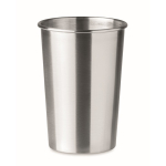 Vaso de acero inoxidable de 350ml grabado con logo Picnic color plateado mate