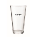 Vasos grabados de cristal reutilizables de 300 ml Water color transparente vista principal