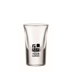Vasos pequeños de cristal reutilizables de 28ml Liquor vista de impresión