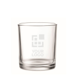 Vasos de cristal grabados y reutilizables de 300ml Scotch vista de impresión