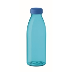 Botella promocional de RPET antifugas libre de BPA 500ml RPET Spring color azul transparente