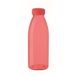 Botella promocional de RPET antifugas libre de BPA 500ml RPET Spring color rojo transparente