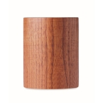 Taza grabada de madera de roble de 280ml Oak Wood color madera cuarta vista