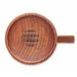 Taza grabada de madera de roble de 280ml Oak Wood color madera sexta vista