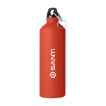 Botellas de aluminio personalizadas grandes 750ml Cruiser XL Matt color rojo imagen con logo