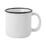 Taza Vintage Economy 280ml color blanco segunda vista