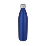 Botella térmica grande de acero inoxidable con logo 1L Térmica Cove color azul