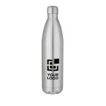 Botella térmica grande de acero inoxidable con logo 1L Térmica Cove vista principal