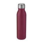 Bidón de deporte de acero inoxidable con tapa metalizada 700ml Harper color rojo