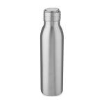 Bidón de deporte de acero inoxidable con tapa metalizada 700ml Harper color plateado