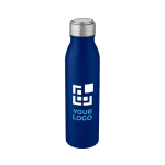 Bidón de deporte de acero inoxidable con tapa metalizada 700ml Harper vista principal