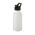 Bidón de acero con boquilla deportiva acabado mate 500ml Match color blanco