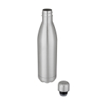 Botella termo personalizada de diseño original de colores 750ml Cove color plateado segunda vista