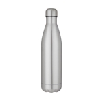 Botella termo personalizada de diseño original de colores 750ml Cove color plateado segunda vista frontal