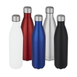 Botella termo personalizada de diseño original de colores 750ml Cove color plateado segunda vista varios colores