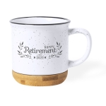 Taza vintage de cerámica con base de bambú 330ml Design Bamboo segunda vista