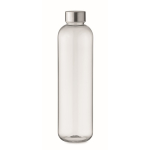 Botella de tritán grande transparente con tapón a rosca 1L Drink color transparente