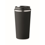 Vaso de acero con función térmica y antifugas 510ml Elegant XL color negro