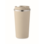 Vaso de acero con función térmica y antifugas 510ml Elegant XL color beige