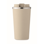 Vaso de acero con función térmica y antifugas 510ml Elegant XL color beige quinta vista