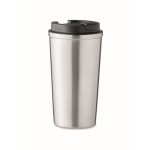 Vaso de acero con función térmica y antifugas 510ml Elegant XL color plateado mate