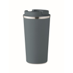 Vaso de acero con función térmica y antifugas 510ml color negro mate
