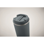 Vaso de acero con función térmica y antifugas 510ml color negro mate vista fotografía segunda vista