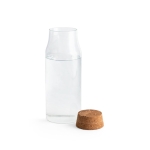 Botella de vidrio de borosilicato con tapón corcho 800ml Crystal Juice color natural cuarta vista