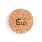 Botella de vidrio borosilicato de gran capacidad 1L Crystal Brunch color natural imagen con logo 6