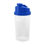 Vaso mezclador de plástico con tapa en color 700ml Shaker Powder color azul segunda vista