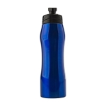 Bidón de acero con mosquetón y boquilla 700ml Inox Slender color azul real primera vista